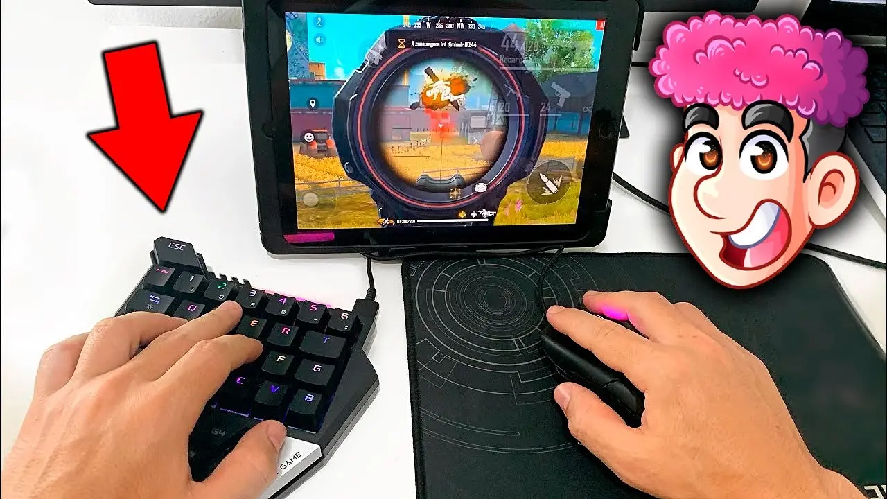 jugar free fire con mouse y teclado - Cómo hacer que el mouse funcione en Free Fire