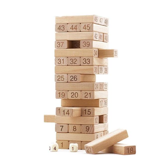 formas de jugar jenga con dados - Cómo se juega al Jenga con números