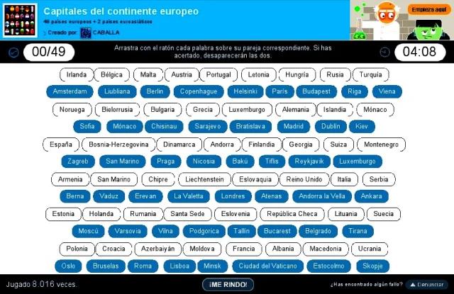 juegos de países y capitales - Cómo se llama el juego de los países del mundo