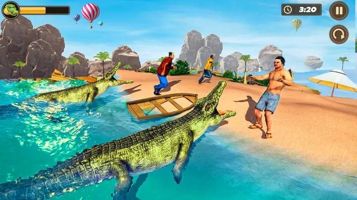 juegos de cocodrilos simulator - Cómo se llama el juego del cocodrilo en el agua