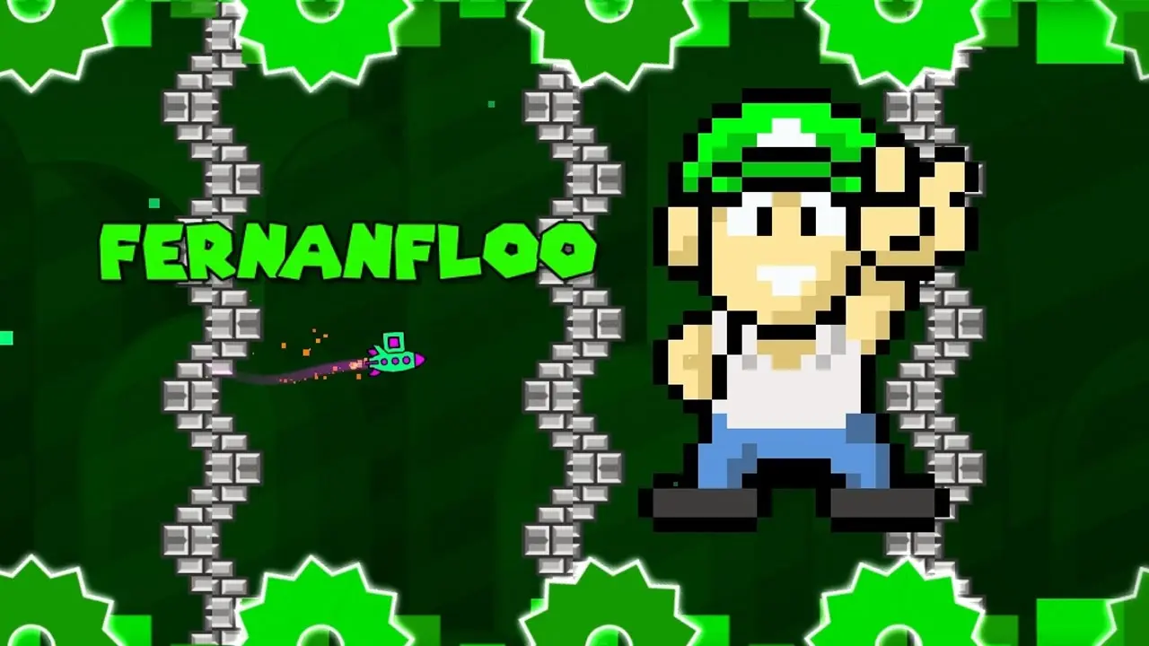 fernanfloo juega geometry dash - Cómo se llama el rap de Fernanfloo en Geometry Dash