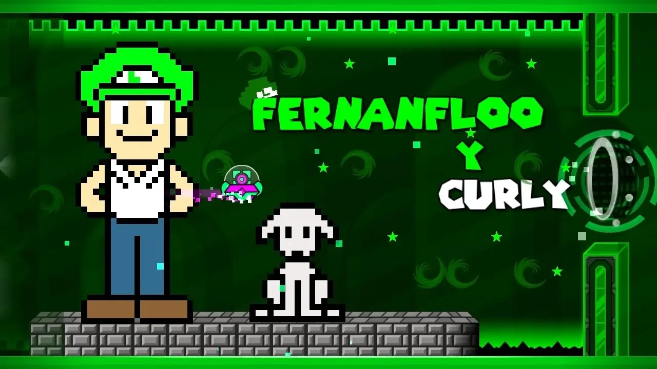 geometry dash de fernanfloo jugar - Cómo se llama la canción de Fernanfloo en Geometry Dash