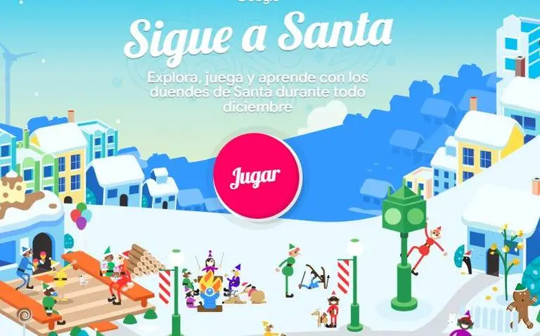 juega con santa google - Cómo seguir a Santa Claus en Google