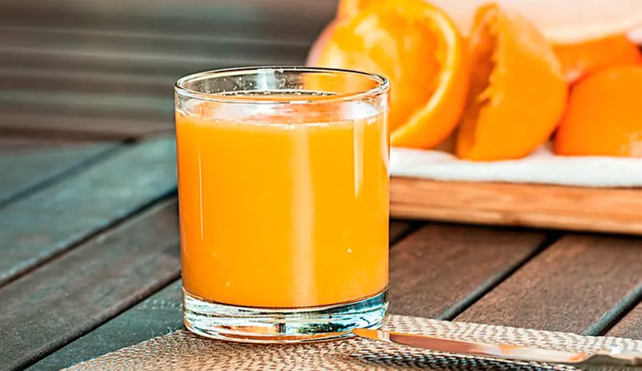 imagen de un jugo de naranja - Cuál es la textura del jugo de naranja