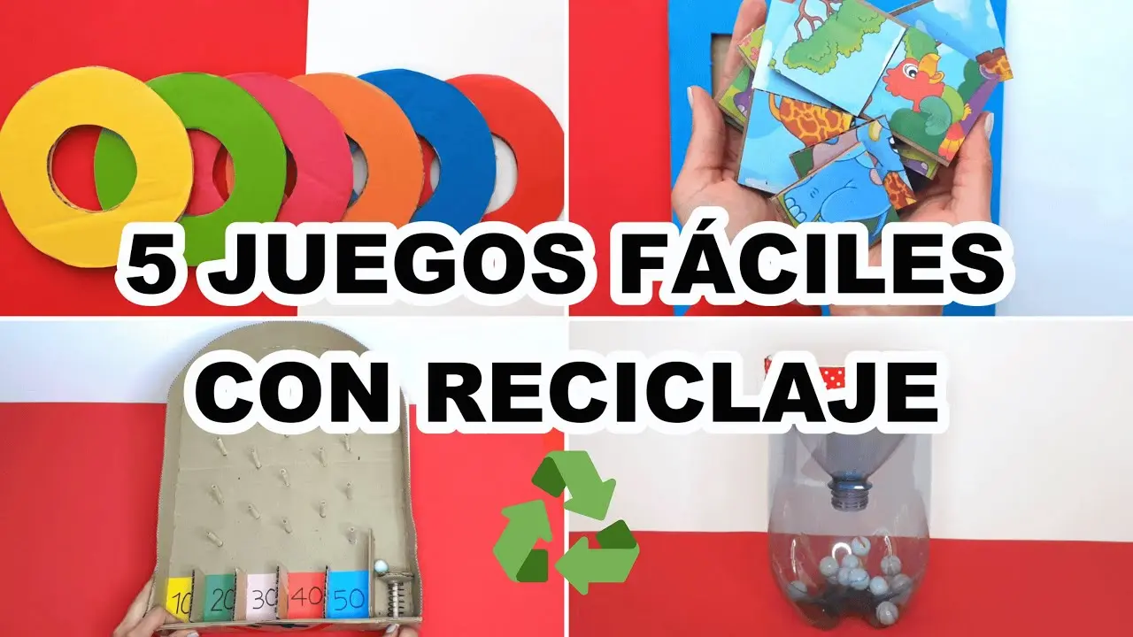 juegos con material reciclado para secundaria - Qué actividad física se puede realizar utilizando materiales reciclados