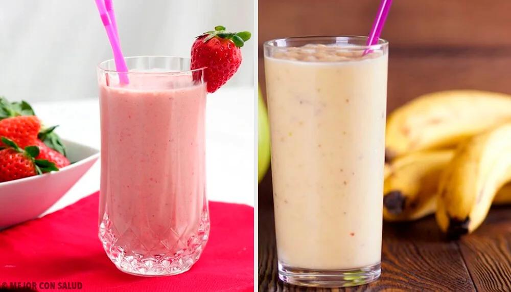 jugos de fresa con otras frutas - Qué beneficios tiene el licuado de fresa con plátano