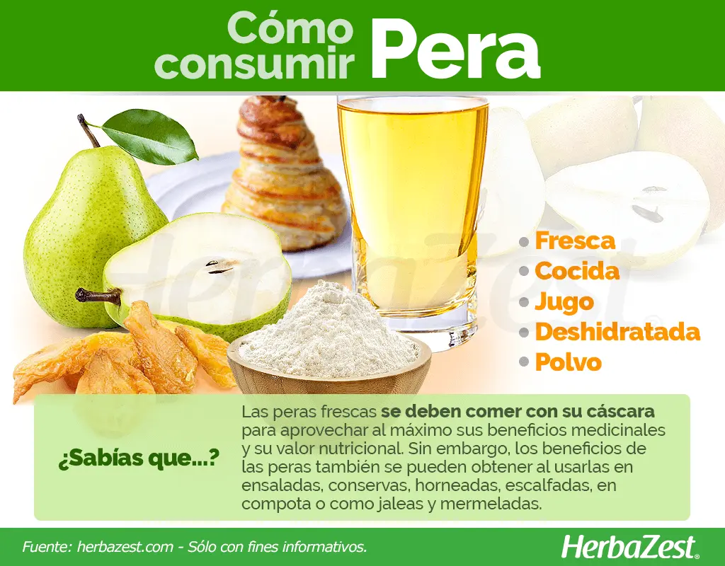 jugo de pera cocida beneficios - Qué beneficios tiene la pera cocida