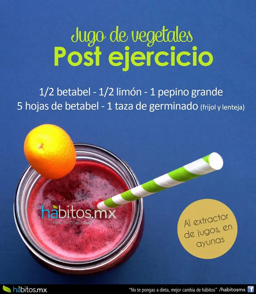 jugos para despues de hacer ejercicio - Que jugo es bueno después de hacer ejercicio