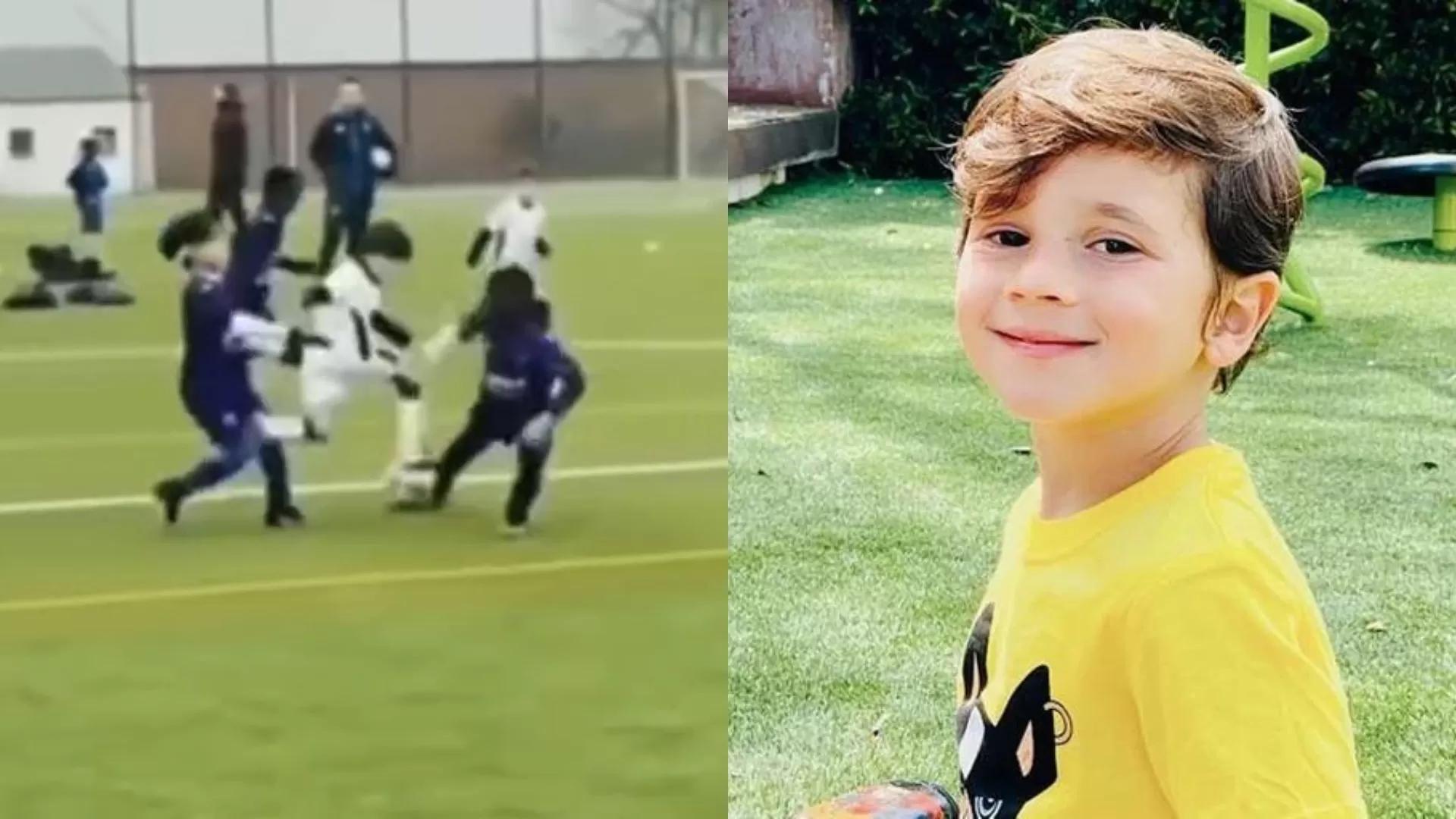 mateo messi jugando - Qué nacionalidad es Thiago Messi