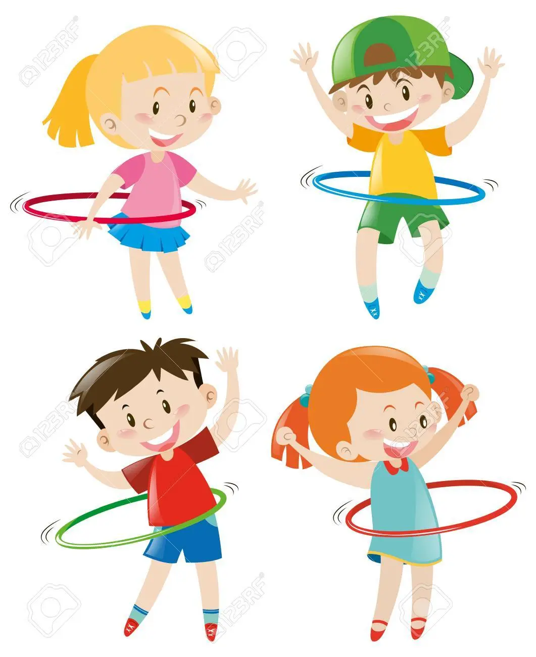 juegos con aros animados - Que se trabaja con los aros en los niños